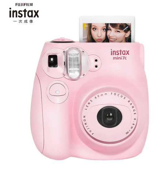 富士（FUJIFILM）INSTAX&nbsp;一次成像相机&nbsp;MINI7c相机&nbsp;可爱粉