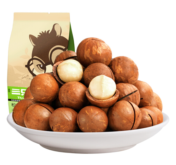 三只松鼠 坚果炒货 夏威夷果265g/袋